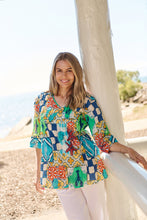 Load image into Gallery viewer, Tina V-neck Pleated Top