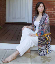 Load image into Gallery viewer, 'Grazie' Aztec Summer Kimono