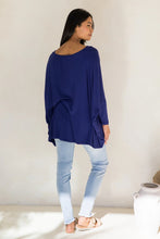 Load image into Gallery viewer, Dark Blue Nice Top By PQ Collection