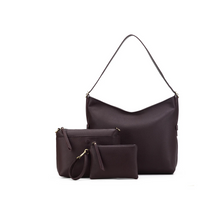 Load image into Gallery viewer, Madeleine Large 3 Piece Floppy Hobo Bag