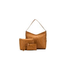 Load image into Gallery viewer, Madeleine Large 3 Piece Floppy Hobo Bag