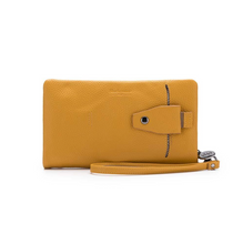 Load image into Gallery viewer, Black Caviar 'Mavie' Ladies Wallet/Crossbody Bag in Yellow