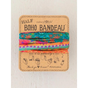 Half Boho Bandeau® Headband in assorted colours