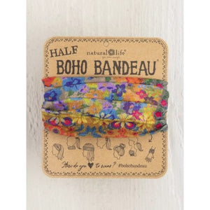 Half Boho Bandeau® Headband in assorted colours