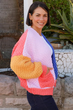 Load image into Gallery viewer, Atomic Tangerine Chunky Knitted Cardigan
