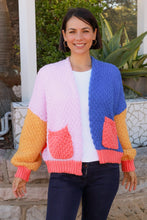 Load image into Gallery viewer, Atomic Tangerine Chunky Knitted Cardigan
