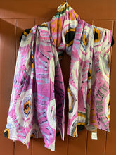 Load image into Gallery viewer, Organic Cotton Scarf or Sarong with Indigenous Print
