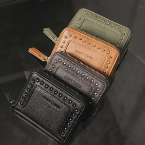 'Rebel' Studded Mini Wallet