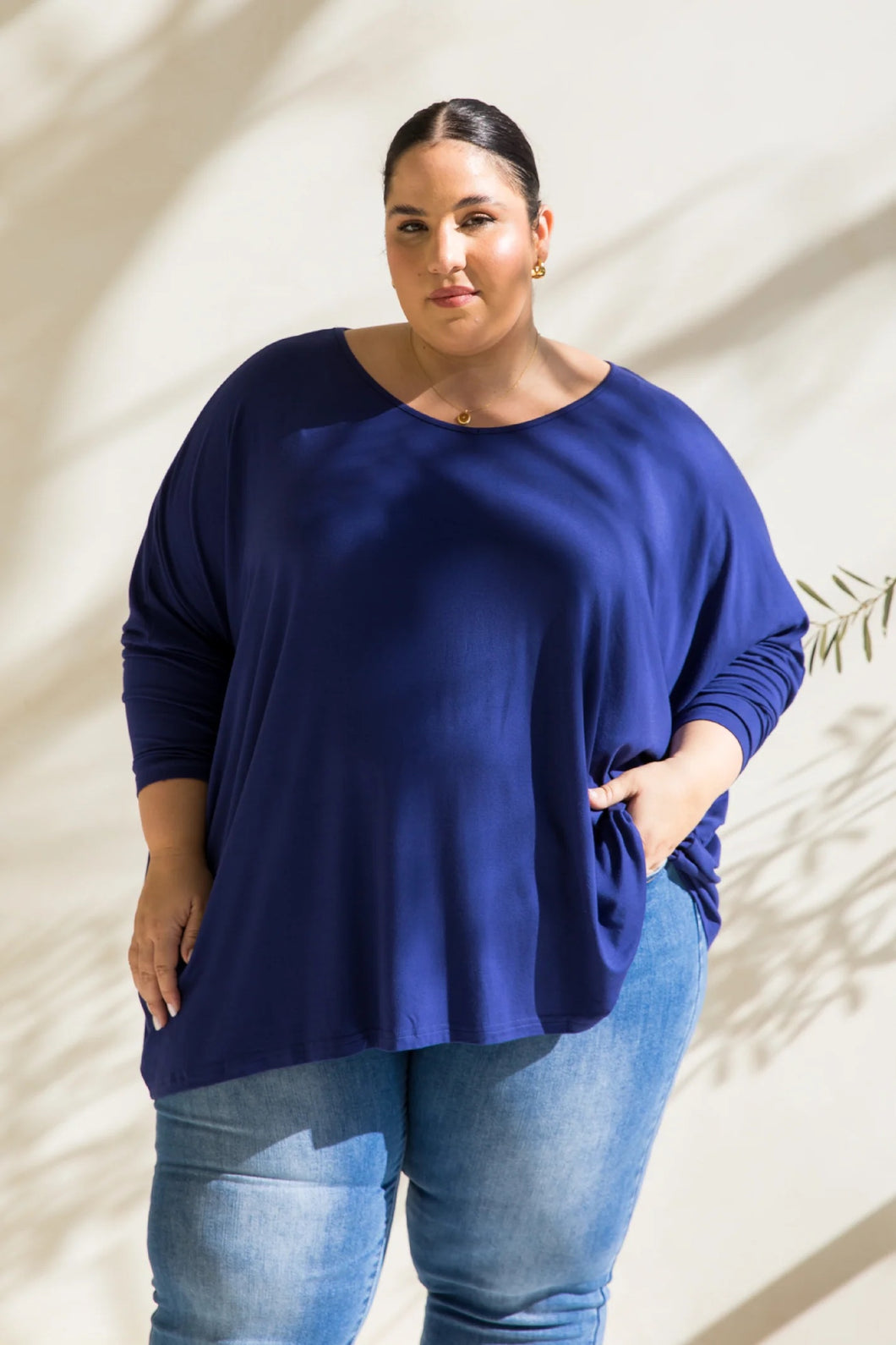 Dark Blue Nice Top By PQ Collection