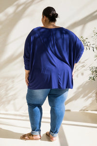 Dark Blue Nice Top By PQ Collection