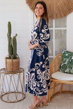 Load image into Gallery viewer, Talia Navy Midi Dress

