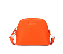 Load image into Gallery viewer, Chantal Gold, Orange, Cobalt or Oatmeal Crossbody Bag
