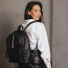 Load image into Gallery viewer, Frankie Backpack in Tan or Black
