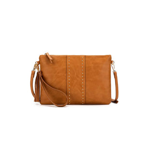 London Tan Crossbody Pouch Bag