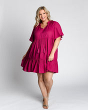 Load image into Gallery viewer, Short Sleeve Jamie Play Dress in French Plum
