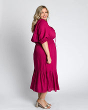 Load image into Gallery viewer, Diana Prairie Midi Dress in French Plum
