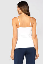 Load image into Gallery viewer, Lucia Bamboo Cami Singlet White
