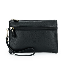 Load image into Gallery viewer, Black Caviar &#39;Joy&#39; Ladies medium size pouch in soft vegan leather available in 6 Colours
