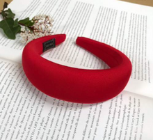 Load image into Gallery viewer, Padded Headband in Red or Blue or White by Kiik Luxe
