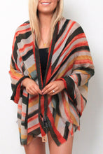Load image into Gallery viewer, Lightweight stripe summer scarf

