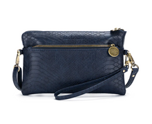 Load image into Gallery viewer, Liv Crossbody Clutch Navy by Black Caviar Designs
