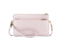 Load image into Gallery viewer, Liv Crossbody Clutch Pink by Black Caviar Designs
