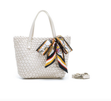 Load image into Gallery viewer, Clara Single Tote Bag in Linen by Black Caviar Designs
