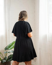 Load image into Gallery viewer, Jamie Play Dress with Short Sleeves in Classic Black
