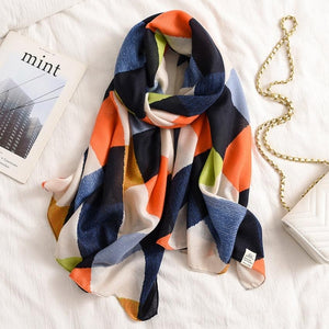 Colourful Viscose Vera May Scarves In 9 Designs