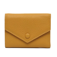 Load image into Gallery viewer, Kathie Yellow Women&#39;s Leather Wallet By Vera May

