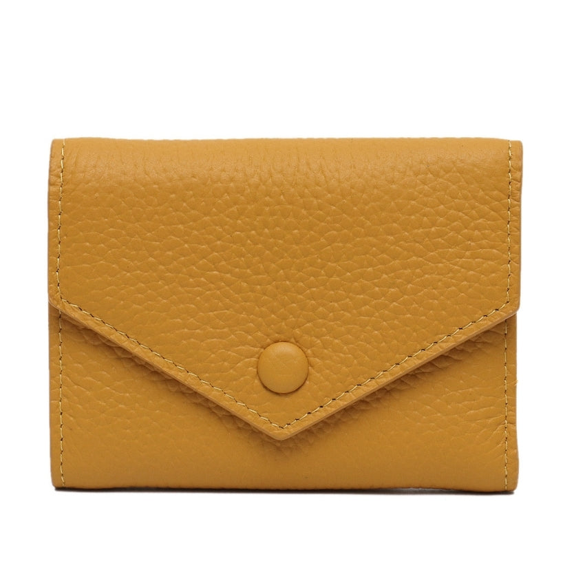 Kathie Yellow Women's Leather Wallet By Vera May