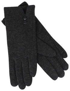 Women's Winter Gloves With Tech Tip In Charcoal