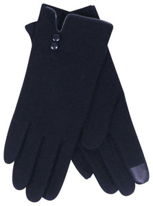 Women's Winter Gloves With Tech Tip In Navy